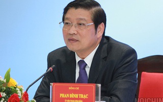 Ông Phan Đình Trạc điều hành công việc của Ban Nội chính TƯ