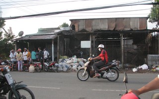 Cháy lớn vựa phế liệu, mất 300 triệu đồng