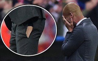 Mải mê chỉ đạo, Pep Guardiola rách toang quần