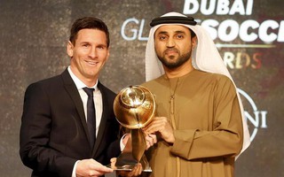Messi nhận giải Globe Soccer, mơ Quả bóng vàng FIFA