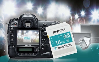 Toshiba ra mắt thẻ nhớ TransferJet tốc độ siêu nhanh