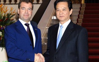 Thủ tướng Nga Medvedev sắp đến Việt Nam