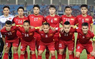 BXH FIFA tháng 1-2017: Việt Nam tụt 2 bậc