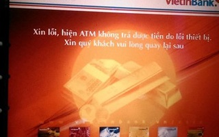 ATM 'ngủ' xuyên Tết