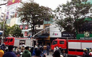 Hà Nội: Cháy quán cơm, hàng chục thực khách tháo chạy