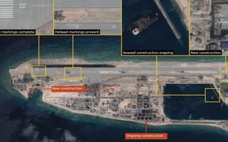 Philippines lên án Trung Quốc đáp máy bay quân sự tại Đá Chữ Thập