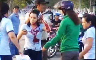 Nữ công nhân bị chém dã man trước cổng công ty