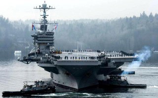 Đội tàu sân bay Mỹ USS John C. Stennis đến biển Đông