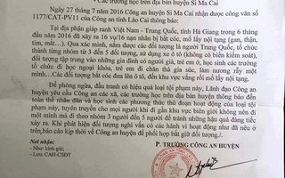 Thu hồi văn bản “bắt cóc lấy nội tạng” ở Si Ma Cai