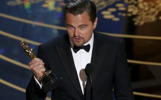 Leonardo DiCaprio hạnh phúc lần đầu đoạt Oscar