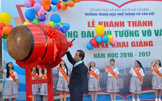 Hai ngôi trường mang tên cố Thủ tướng Võ Văn Kiệt khai giảng sớm