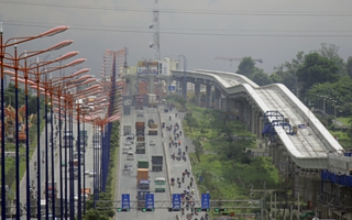 Tuyến metro Sài Gòn đầu tiên đang thành hình