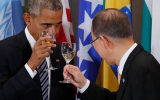 Tâm sự của 2 người sắp thất nghiệp Obama và Ban Ki-moon