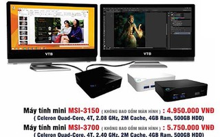 Máy tính nhỏ gọn dành  cho gia đình