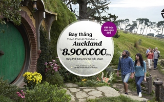 Bay thẳng đến Auckland chỉ từ 8.900.000 đồng!