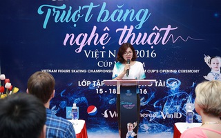Khởi động giải trượt băng nghệ thuật Việt Nam 2016 - Cup Vincom