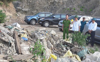 Phát hiện thêm một bãi đổ rác có nguồn gốc từ Formosa