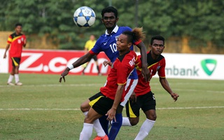 Xem cầu thủ U19 Timor Leste hạ đo ván cầu thủ Malaysia