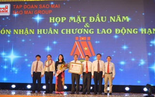 Tập đoàn Sao Mai được tặng Huân chương lao động hạng Ba