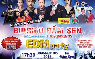 Bùng nổ cùng ngày hội âm nhạc Bidrico Đầm Sen