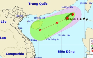 Bão số 6 đổi hướng, có thể hướng vào miền Trung