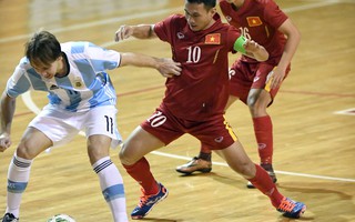 Tuyển futsal Việt Nam suýt gây sốc Argentina
