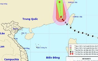 Siêu bão Meranti đổ bộ vào Trung Quốc