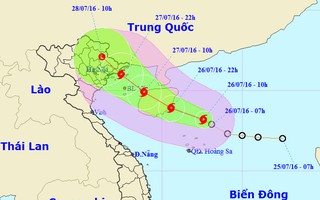 Bão số 1 hướng vào Quảng Ninh, Hải Phòng