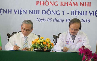 Bệnh viện Nhi Đồng 1 và Bệnh viện Triều An hợp tác