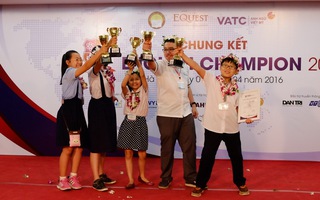 Năm thí sinh trở thành nhà vô địch English Champion 2016