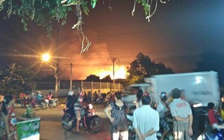 Cháy lớn tại KCN Trảng Bàng, 50 tỉ đồng ra tro