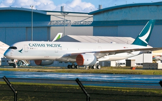 Cathay Pacific khai thác máy bay Airbus A350-900 mới