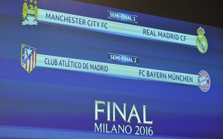 Man City đối đầu Real Madrid, Bayern chạm trán Atletico