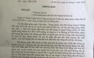 Công an Hà Giang lên tiếng về vụ bắt cóc, mổ lấy nội tạng