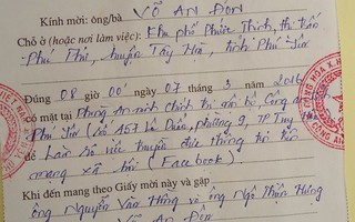 Công an mời luật sư Võ An Đôn làm việc do đưa thông tin trên Facebook