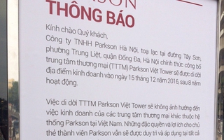 Parkson cuối cùng ở Hà Nội sắp đóng cửa