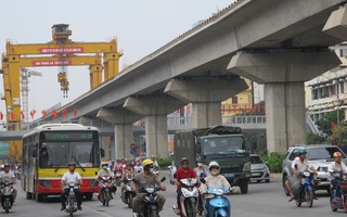 Tháng 9-2017 mới khai thác tuyến đường sắt Cát Linh-Hà Đông