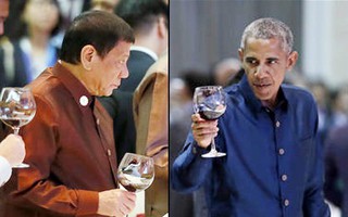Hai ông Obama - Duterte gặp mặt chớp nhoáng