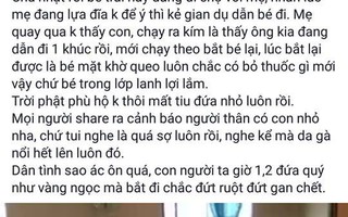 Xử phạt cô giáo tung tin học sinh bị bắt cóc