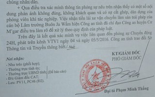 VTV có dàn cảnh phóng sự phá rừng?