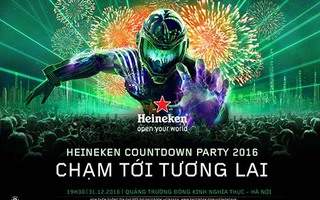 Heineken Countdown Party 2016 chạm tới tương lai