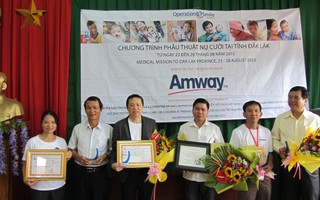 Amway Việt Nam đầu tư hơn 5,6 tỉ đồng vào từ thiện