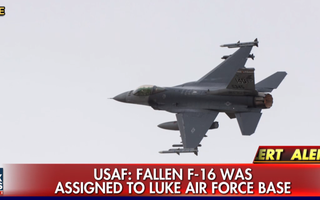 Mỹ: Rơi chiến đấu cơ F-16, phi công mất tích