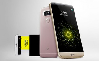 LG G5: Vỏ kim loại, camera kép, mở rộng phần cứng