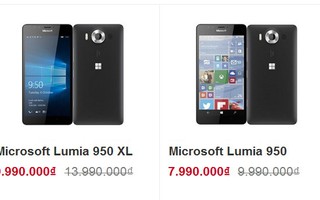 Đại lý 'cắn răng xả hàng', Lumia 950 giảm giá sâu