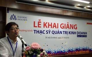 Trường ĐH Hoa Sen khai giảng khóa 1 thạc sĩ Quản trị kinh doanh