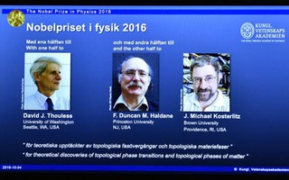 Bất ngờ lớn ở Giải Nobel Vật lý 2016