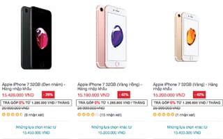 Smartphone trong nước giảm giá ăn theo ngày Black Friday