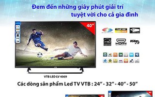 Tivi Led VTB LV4069 với kiểu dáng sang trọng