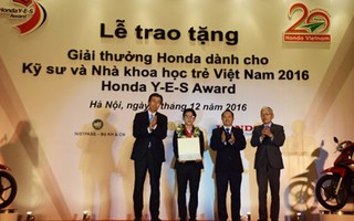 HVN trao tặng Giải thưởng Honda Y-E-S 2016